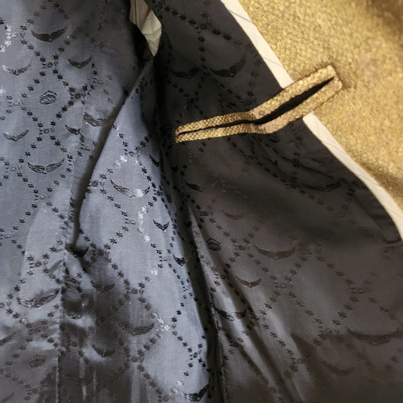 Zadig and Voltaire Gold Metallic Women's Blazer/Party Jacket - Picture 7 of 9